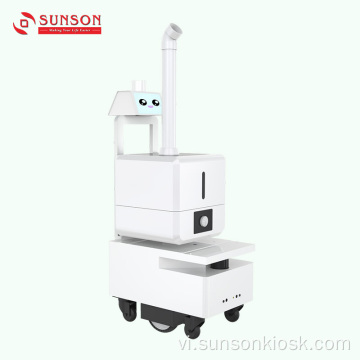 Robot phun thuốc diệt vi khuẩn